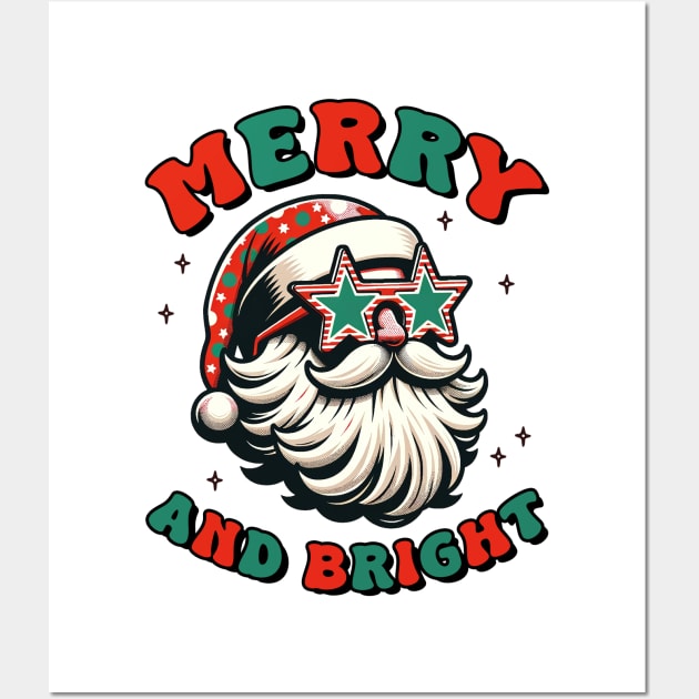 Merry and Bright Wall Art by MZeeDesigns